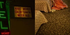 Fibers of broken time EROS Mounted on Plexiglas, Diptych, 10x20 in (25x50cm)
