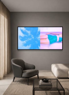 «Floating with Life», impresión con tintas pigmentadas de archivo, arte contemporáneo, 30 x 60 pulgadas
