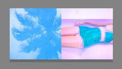 Floating with life EROS Mounted on Plexiglas, Diptych, 10x20 in (25x50cm)