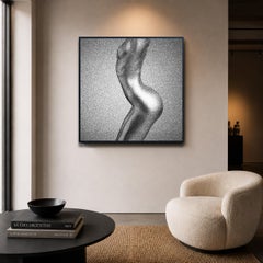 FREYA by Guido Argentini, DIAMOND DUST series, unique, FRAMED