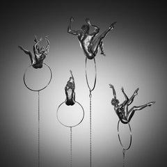 Hermes And The Three Graces , Argentum Series - Limited Edition Fine Art Print