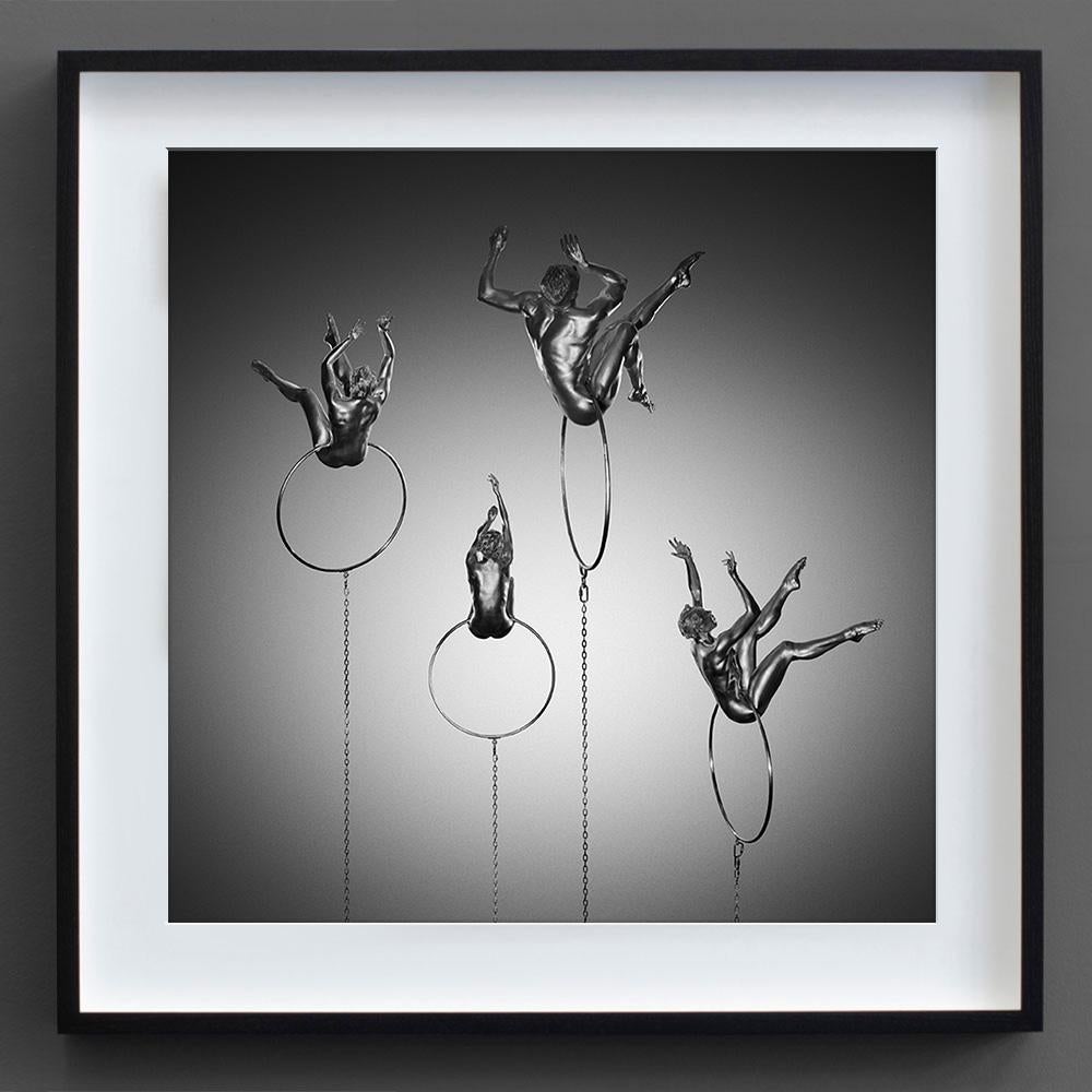 HERMES AND THE THREE GRACES by Guido Argentini, ARGENTUM series, FRAMED