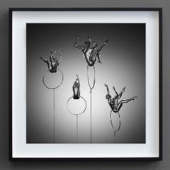 HERMES E LE TRE GRAZIE di Guido Argentini, serie ARGENTUM, INCORNICIATO