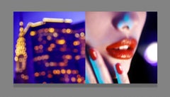 It felt uneasy in all that silence EROS Mounted on Plexiglas, Diptych, 10x20 in