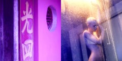 Like a wild rose EROS Mounted on Plexiglas, Diptych, 10x20 in (25x50cm)