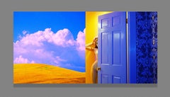My heart was touched EROS Mounted on Plexiglas, Diptych, 10x20 in (25x50cm)