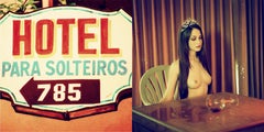 Not to be touched EROS Mounted on Plexiglas, Diptych, 10x20 in (25x50cm)