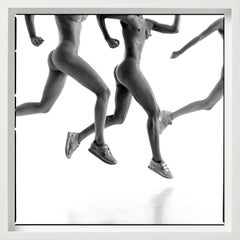 Olympic, Three Girls Running - Nude Athletes Running, Fine Art Photography, 2006