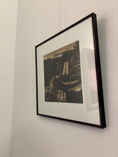 Smoking on A Cadillac 1995, Unique Vintage Print, Nude Fine Art Photography