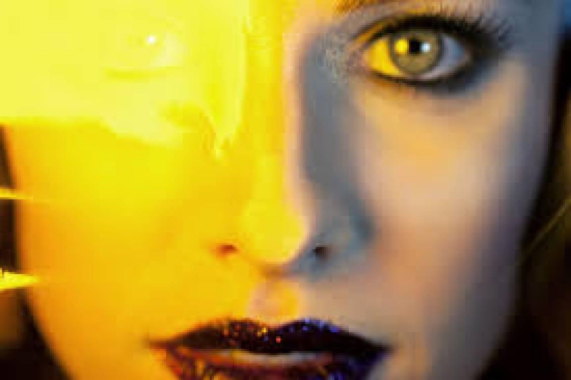 Guido Argentini Color Photograph - Sydney's yellow eyes - portrait of the face of a beautiful woman
