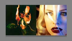 The bonfire of the vanities EROS Mounted on Plexiglas, Diptych, 10x20 in