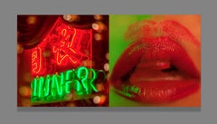 The things we dont say EROS Mounted on Plexiglas, Diptych, 10x20 in (25x50cm)