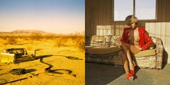 Touching the wave of life EROS Mounted on Plexiglas, Diptych, 10x20 in (25x50cm)