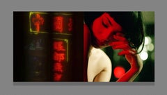 We are asleep until we fall in love EROS Mounted on Plexiglas, Diptych, 10x20 in