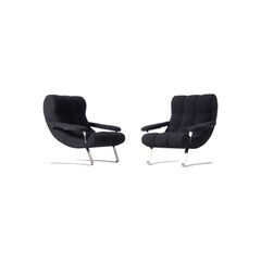 Guido Bonzani Tecnosalotto Lounge Chairs, Italy, 1970