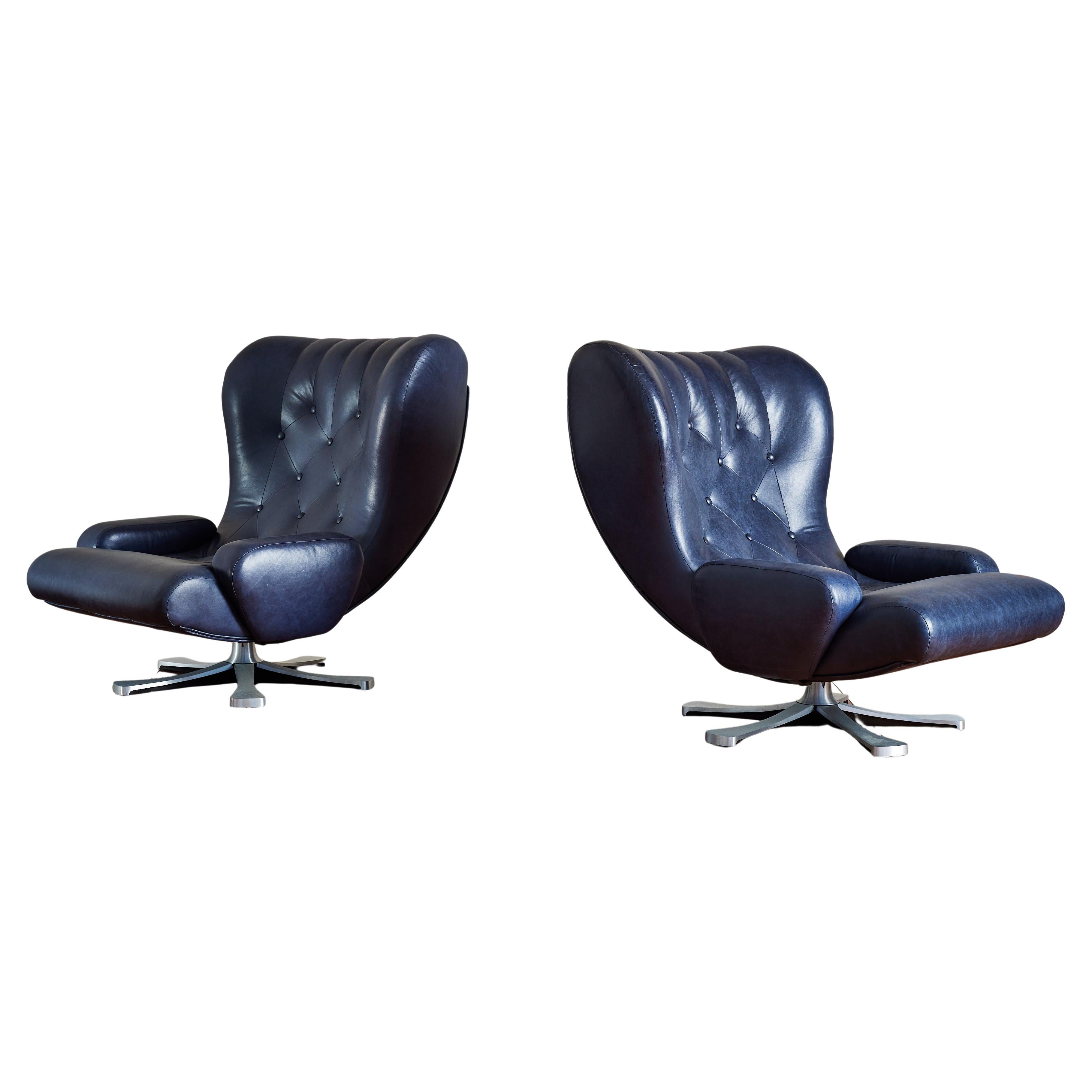 Chaises pivotantes Guido Bonzanini Wingback