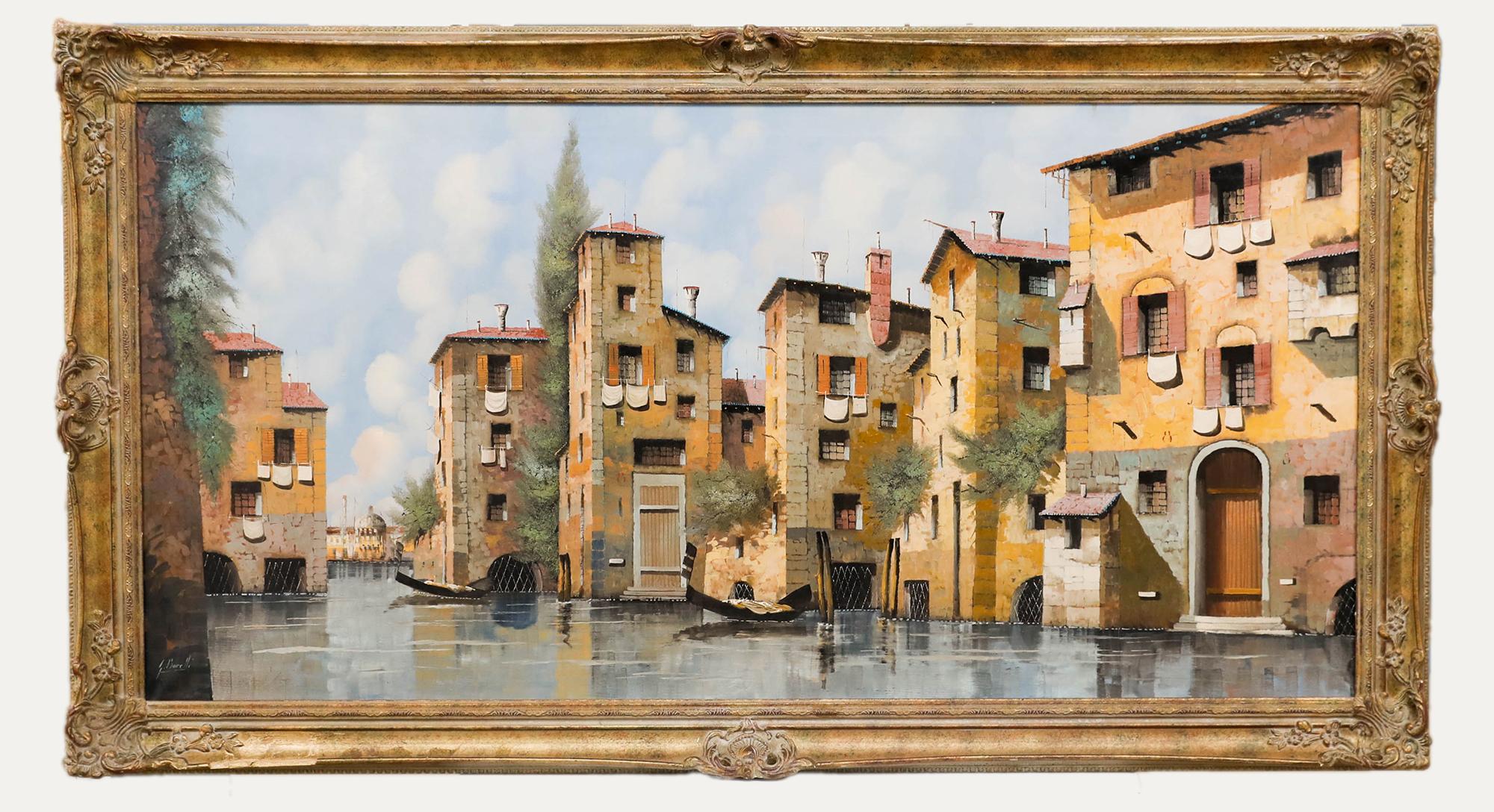 Guido Borelli (b.1952) - 20th Century Oil, A Morning in Venice