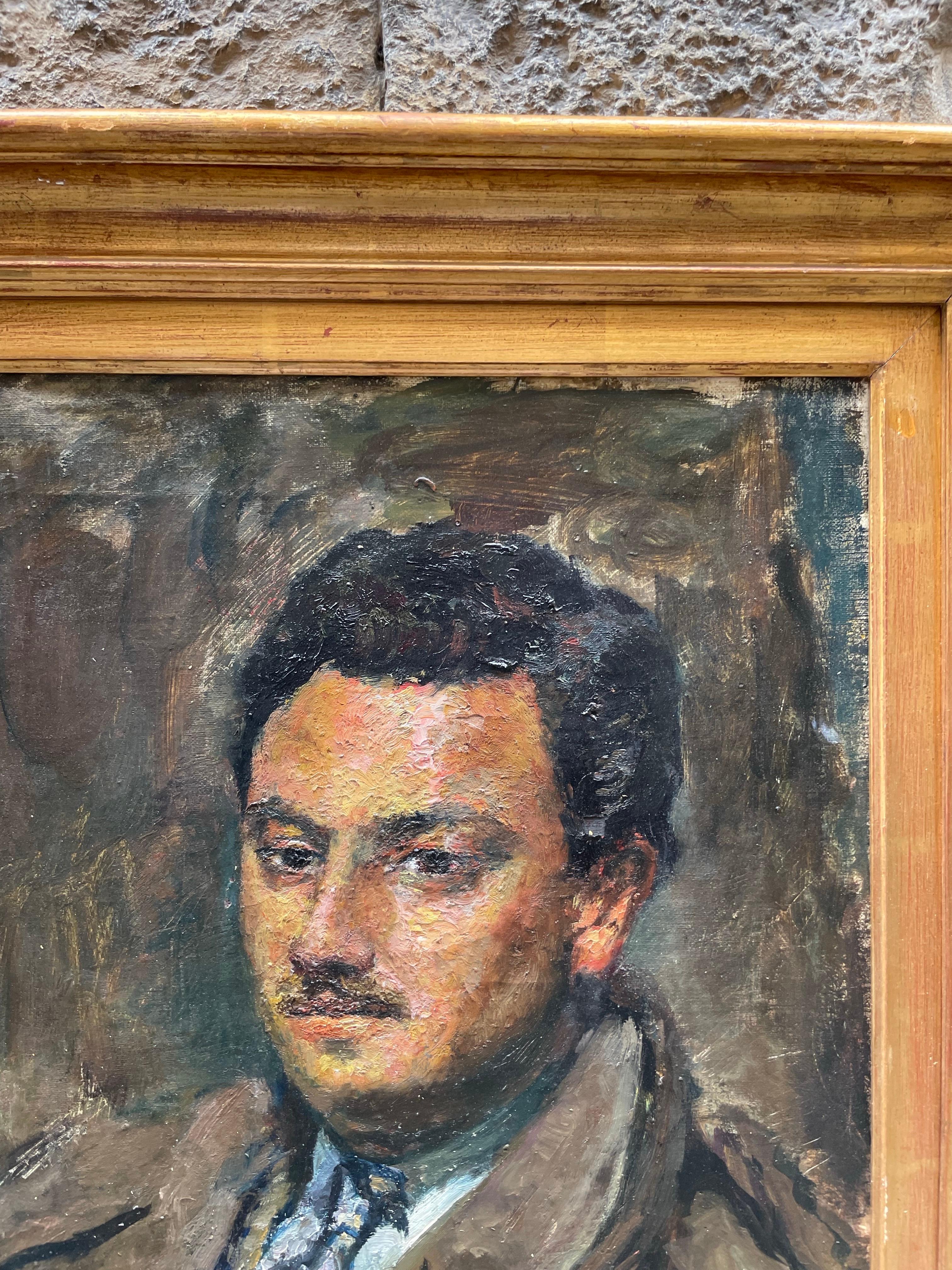 Guido Borgianni (1915-2011, Florenz), Porträt, 1952, signiert und datiert im Angebot 12