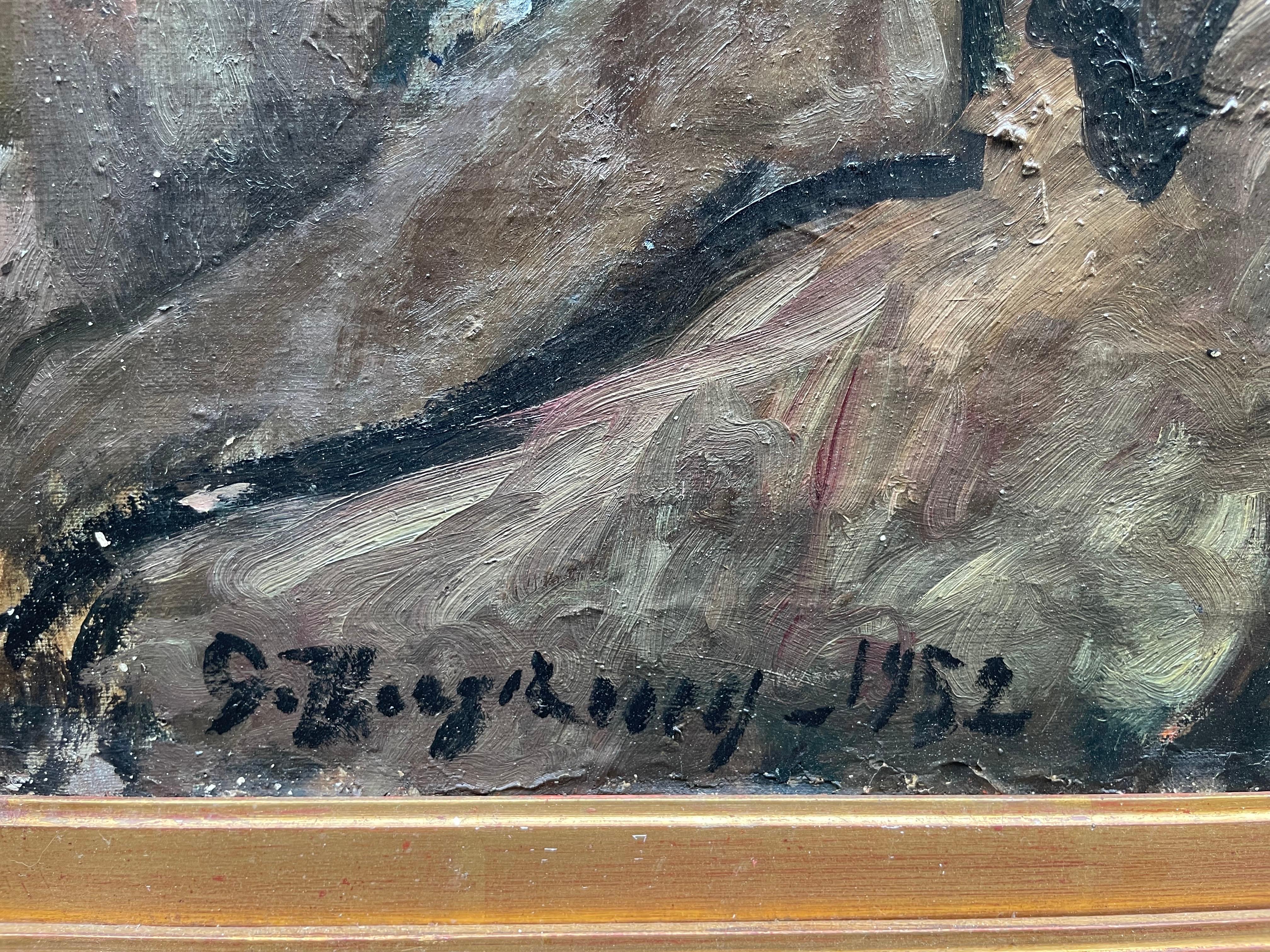 Guido Borgianni (1915-2011, Florenz), Porträt, 1952, signiert und datiert im Angebot 1