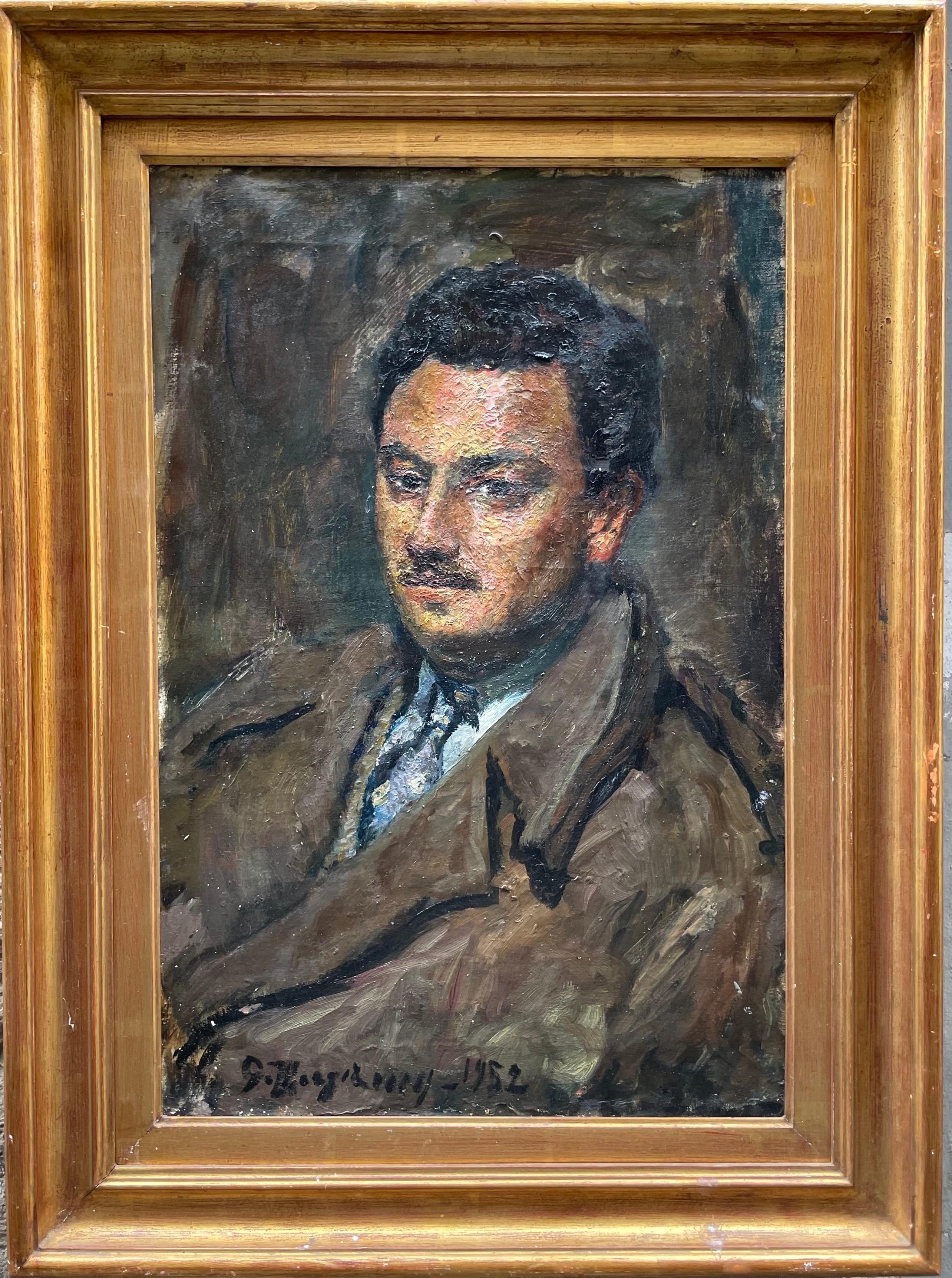 Guido Borgianni (1915-2011, Florenz), Porträt, 1952, signiert und datiert im Angebot 5