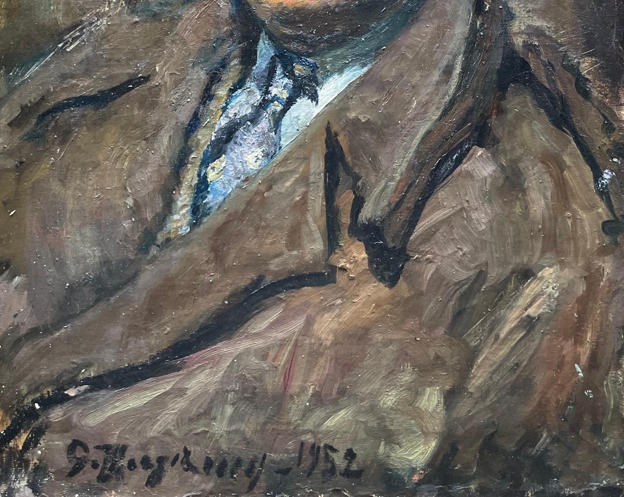 Guido Borgianni (1915-2011, Florenz), Porträt, 1952, signiert und datiert im Angebot 6