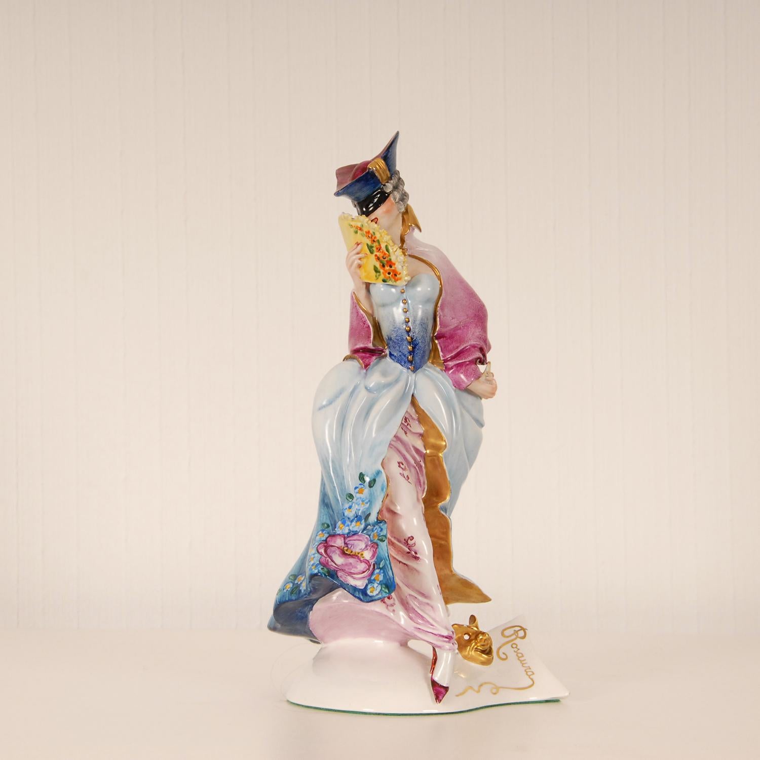 Italian Art Deco Ceramic Figurine Guido Cacciapuoti Comedia dell 'Arte Figurine 8