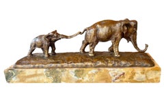 Guido Cacciapuoti - Bronzo, La marcia degli elefanti, XIX secolo