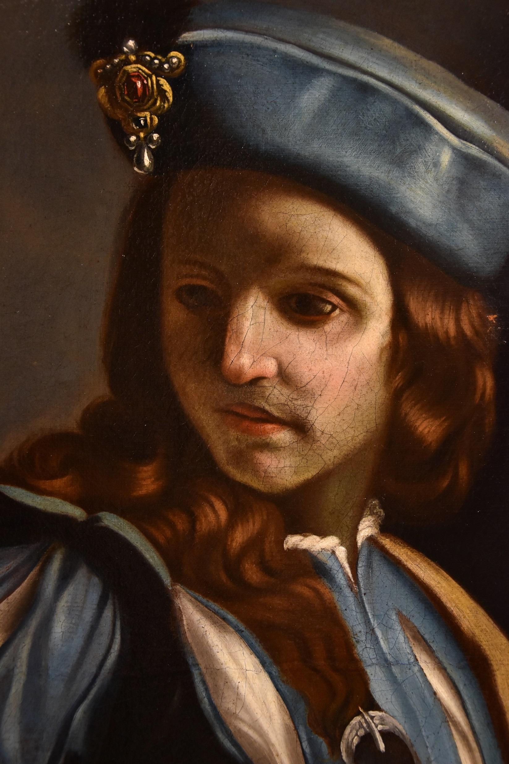 David Goliath Cagnacci Paint Oil on canvas Old master 17th Century Italian Art For Sale 4