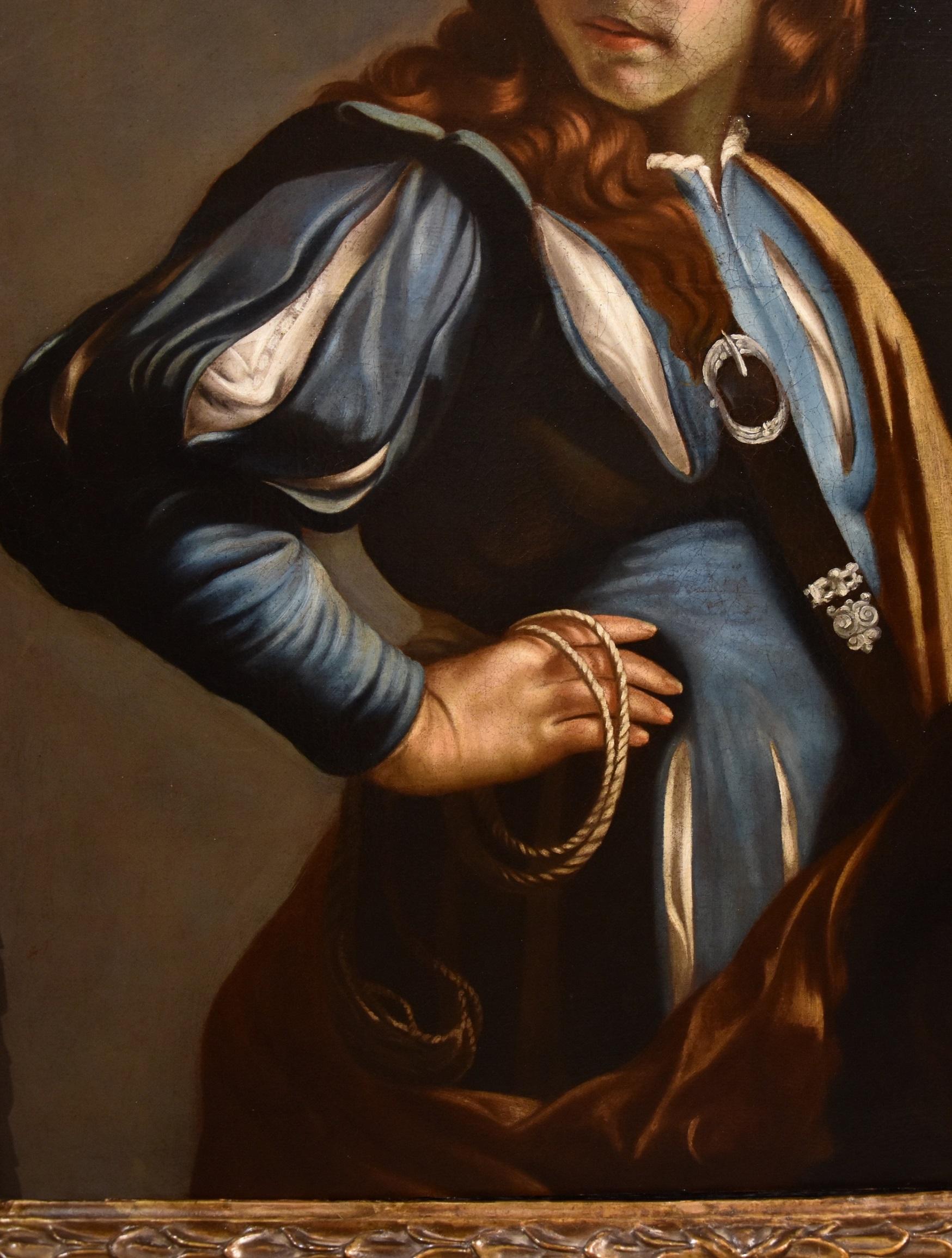 David Goliath Cagnacci Paint Oil on canvas Old master 17th Century Italian Art For Sale 1