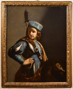 Antique David Goliath Cagnacci Paint Oil on canvas Old master 17th Century Italian Art