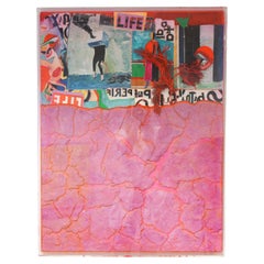 Guido Coletti: Mixed Media Collage (70s/80s) - Italian, Plexi