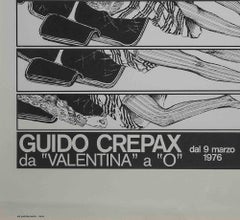 From Valentina to O "Valentina" to "O"-Vintage Offset Print by Guido Crepax-1976