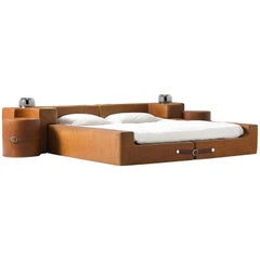 Guido Faleschini Cognac Leather Bedroom Suite