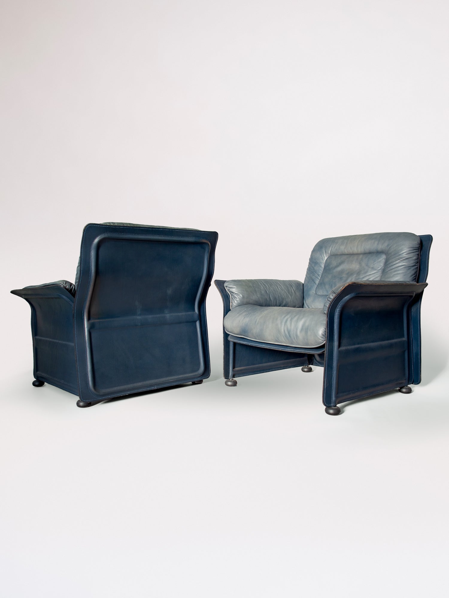 Guido Faleschini for I4 Mariani Meteora Club Chairs For Sale