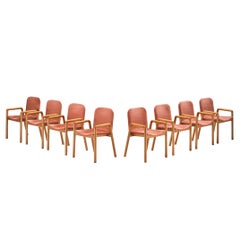 Guido Faleschini for I4 Mariani Set of Eight 'Dilos' Dining Chairs