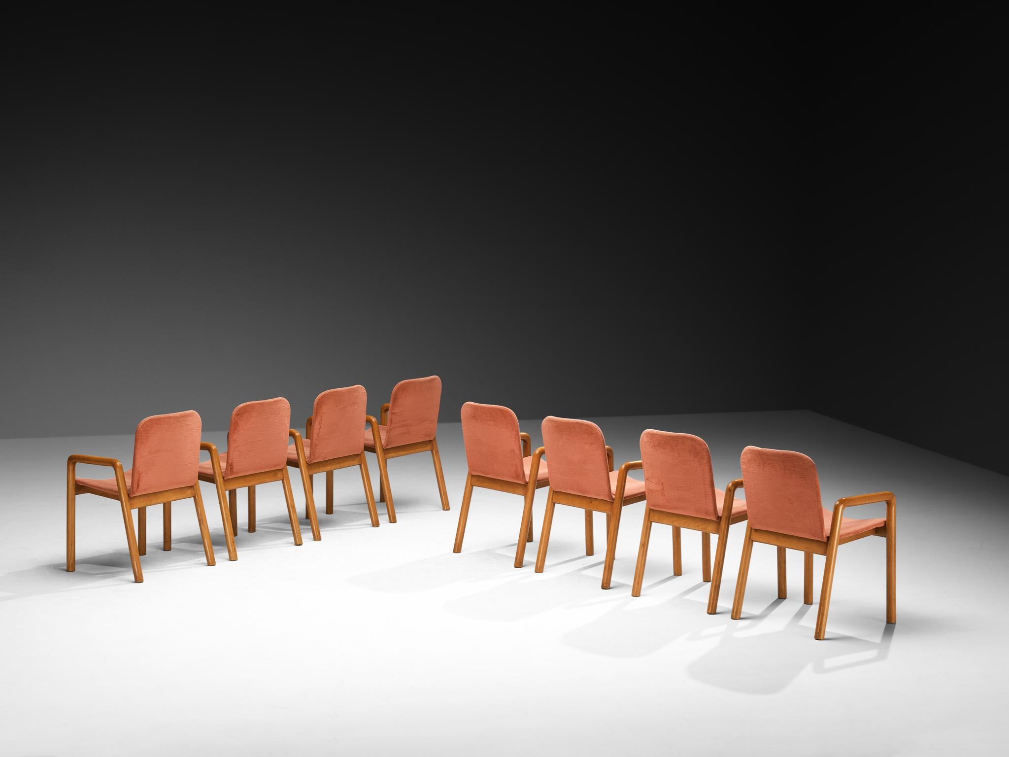 Guido Faleschini für I4 Mariani Satz von acht 'Dilos' Esszimmerstühlen im Angebot 1