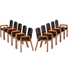 Guido Faleschini for I4 Mariani Set of Ten 'Dilos' Dining Chairs