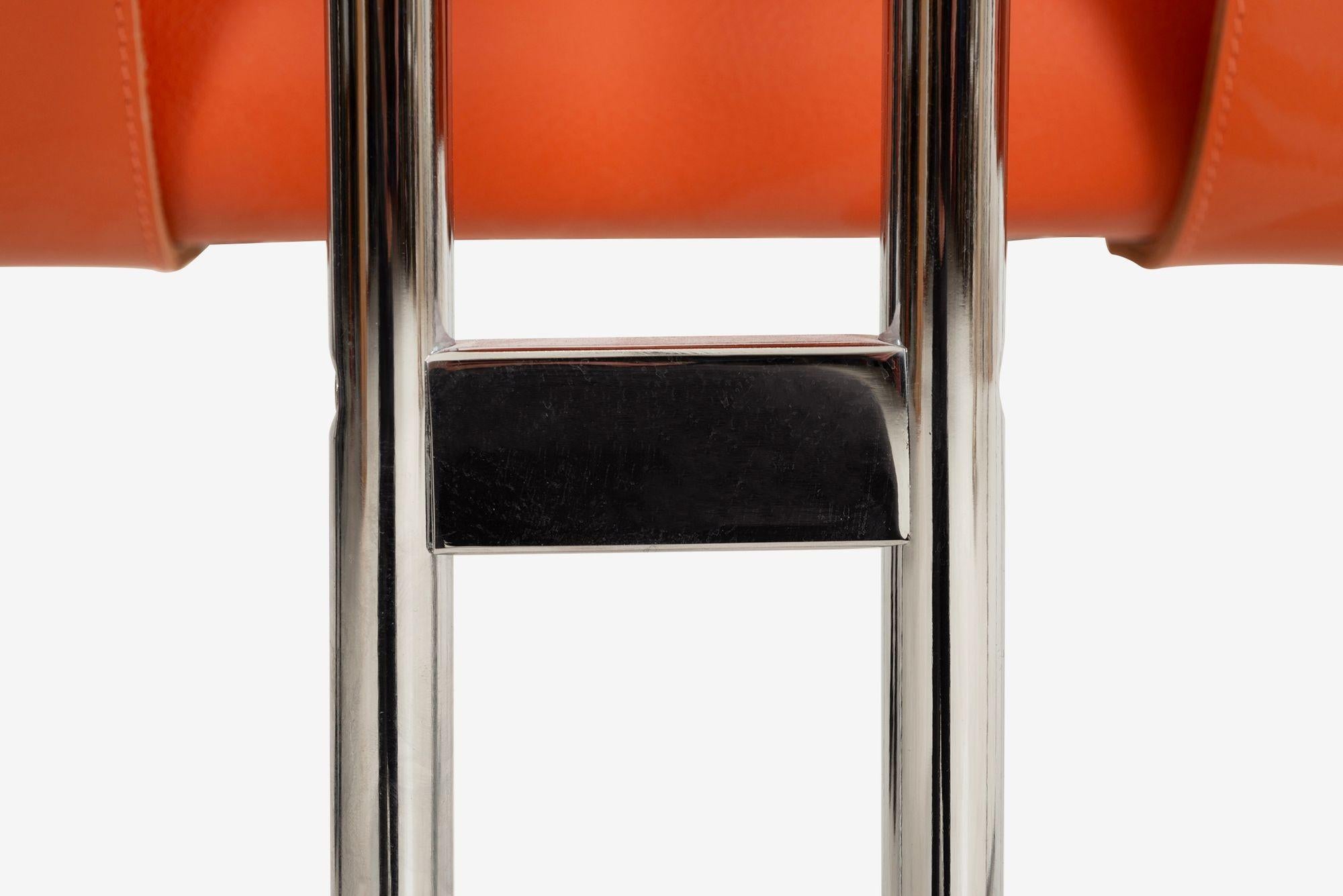 Guido Faleschini pour i4 Mariani Chaises de salle à manger Tucroma, ensemble de six, Italie, 1971 en vente 6