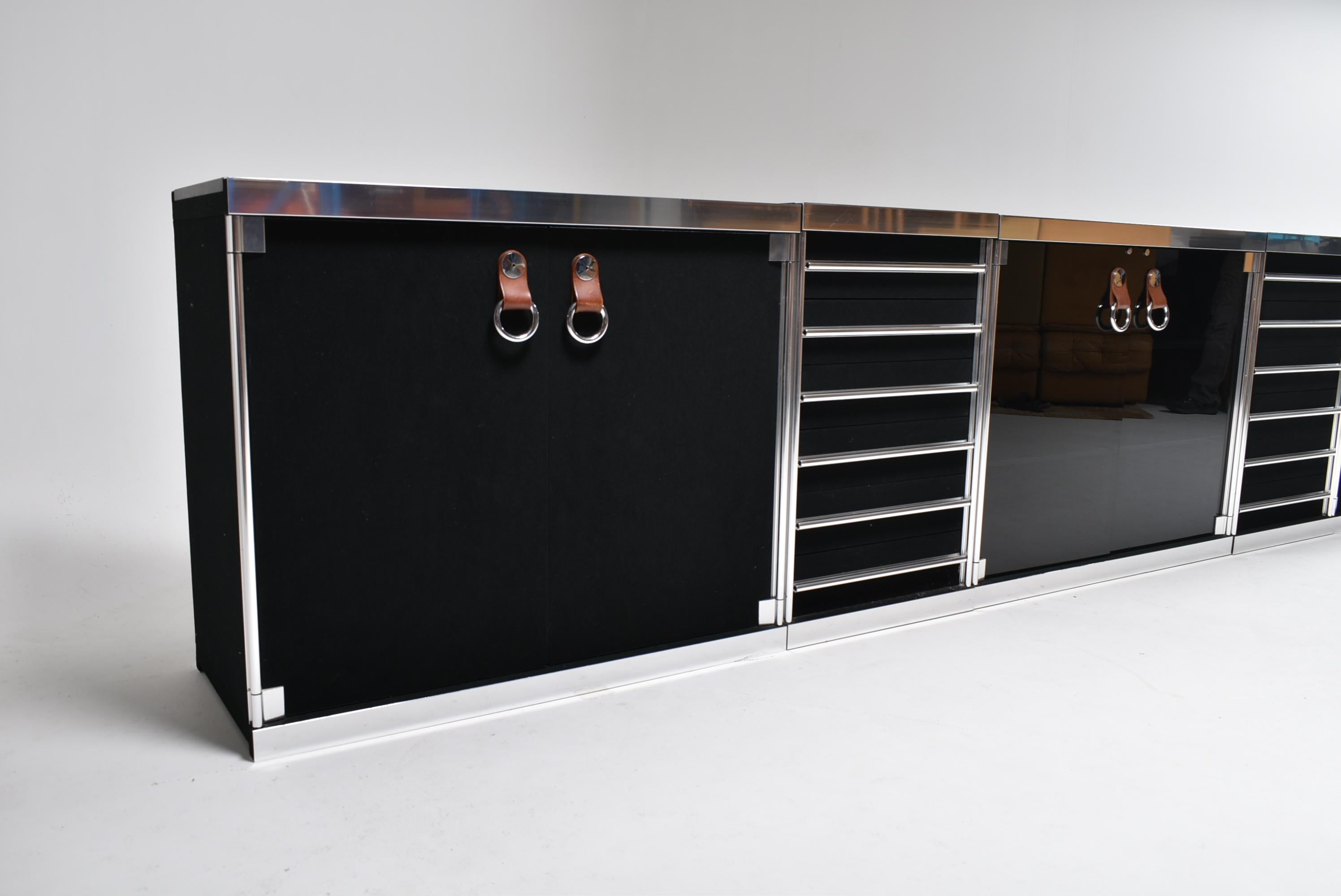 Guido Faleschini for Mariani, 5 Parts Sideboard For Hermès, France, 1970 2