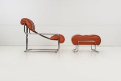 Guido Faleschini for Mariani “Tucroma” Lounge Chair & Ottoman, Italy c.1960