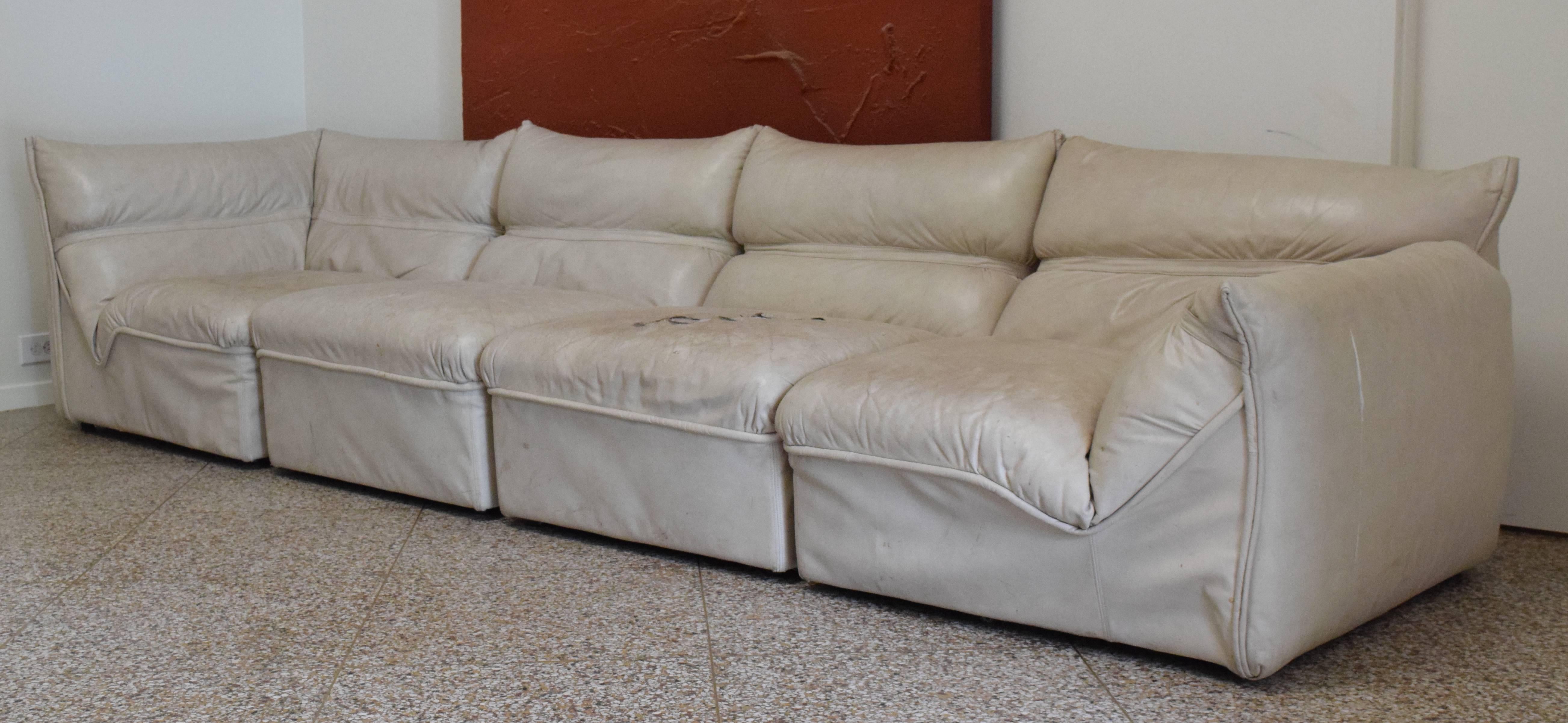 Store closing-- last day is 7/31. Offers welcome! Stylish four-piece sectional from Guido Faleschini's 