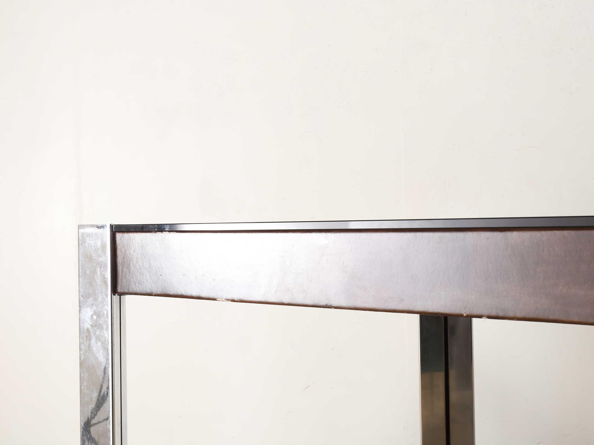Late 20th Century Guido Faleschini Glass Table For HERMES 1970's For Sale