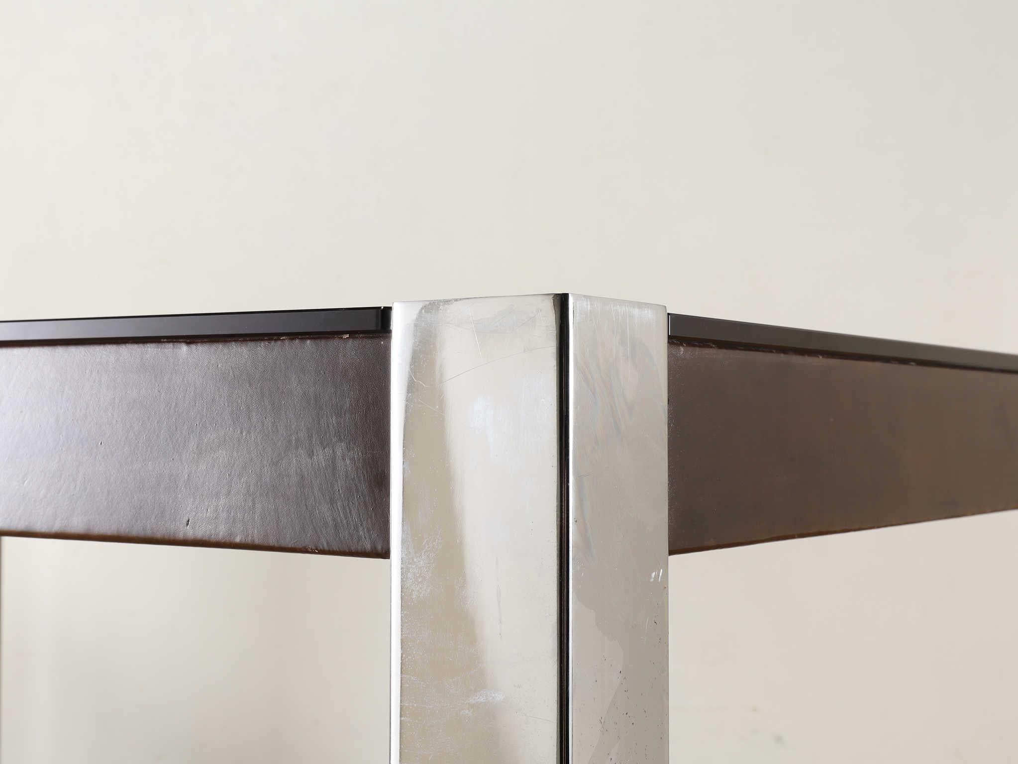 Guido Faleschini Glass Table For HERMES 1970's For Sale 1
