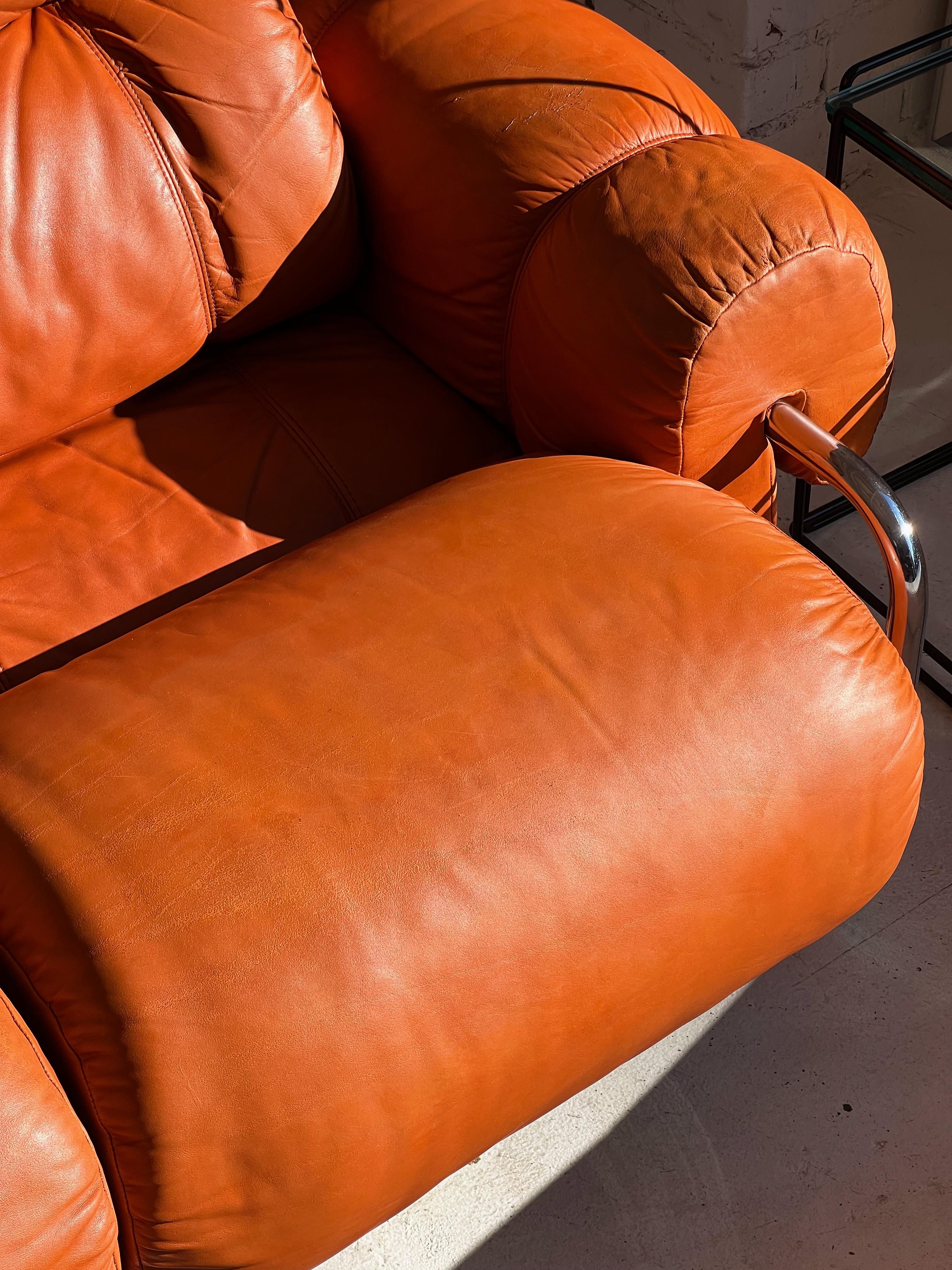 Guido Faleschini „Tucroma“ 3-Sitzer-Sofa für i4Mariani, Pace Collection (Leder) im Angebot