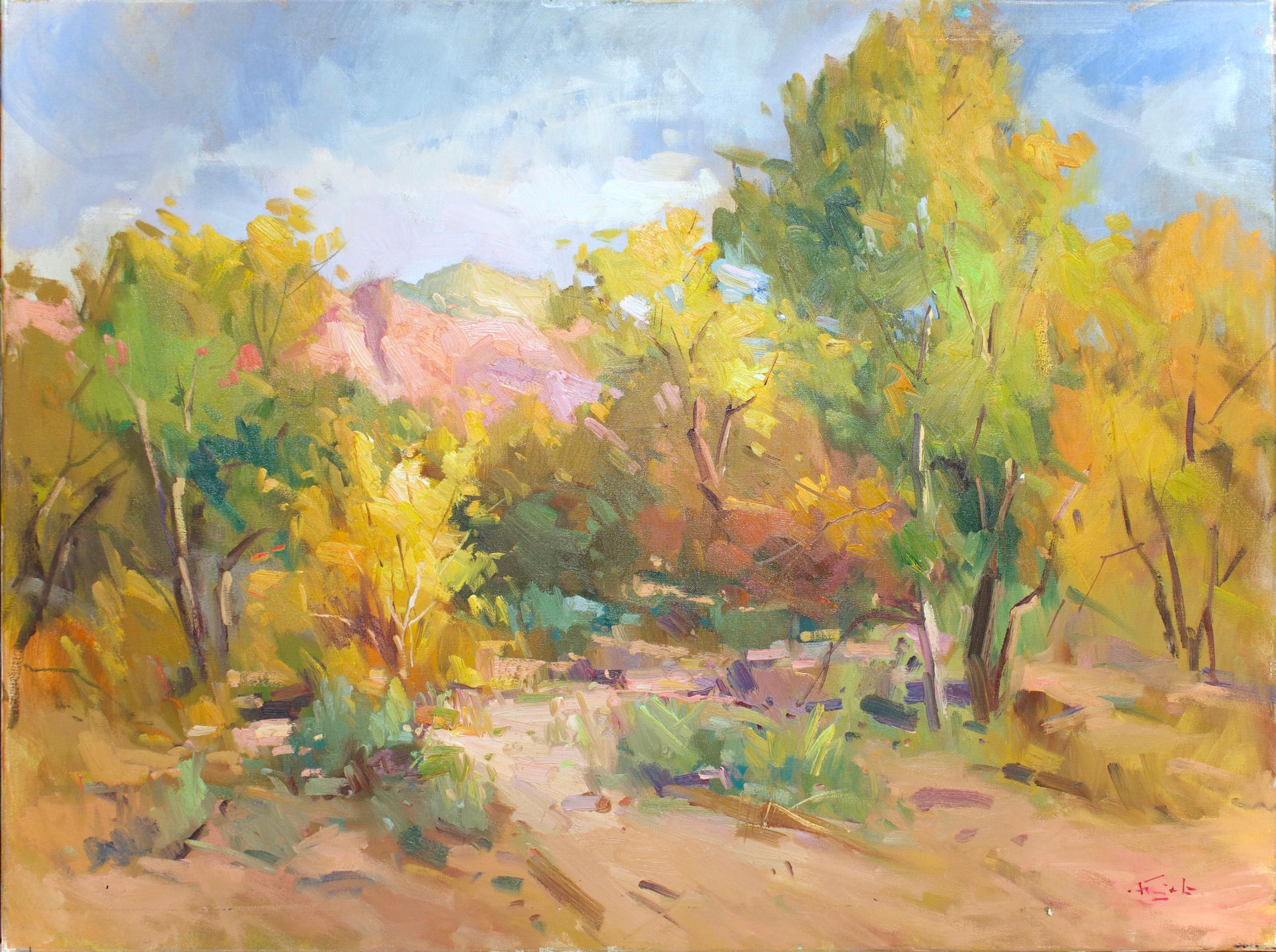 Guido Frick Landscape Painting - Autumn in the Canyonland
