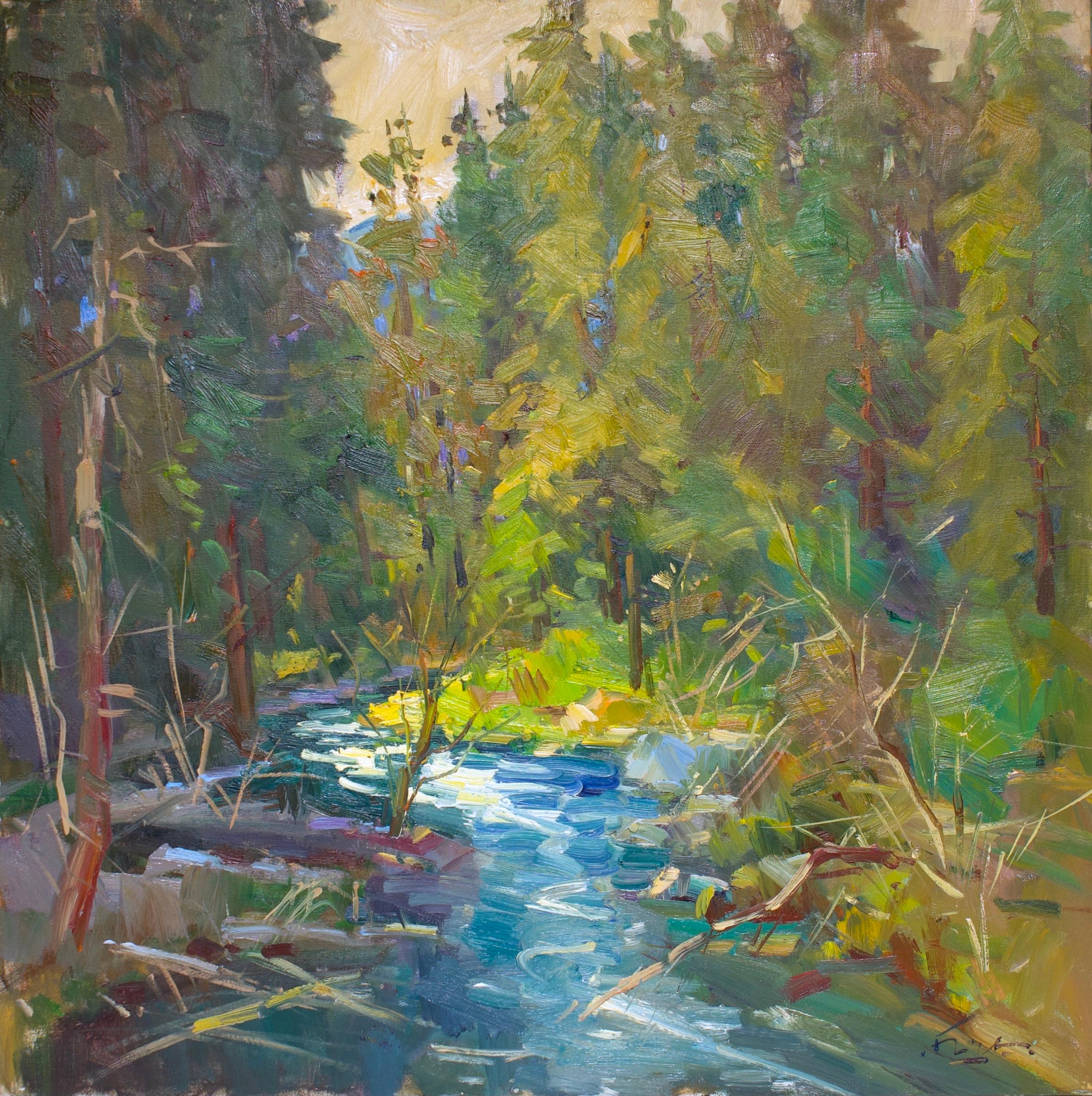 Guido Frick Landscape Painting - Rocky Mountain High