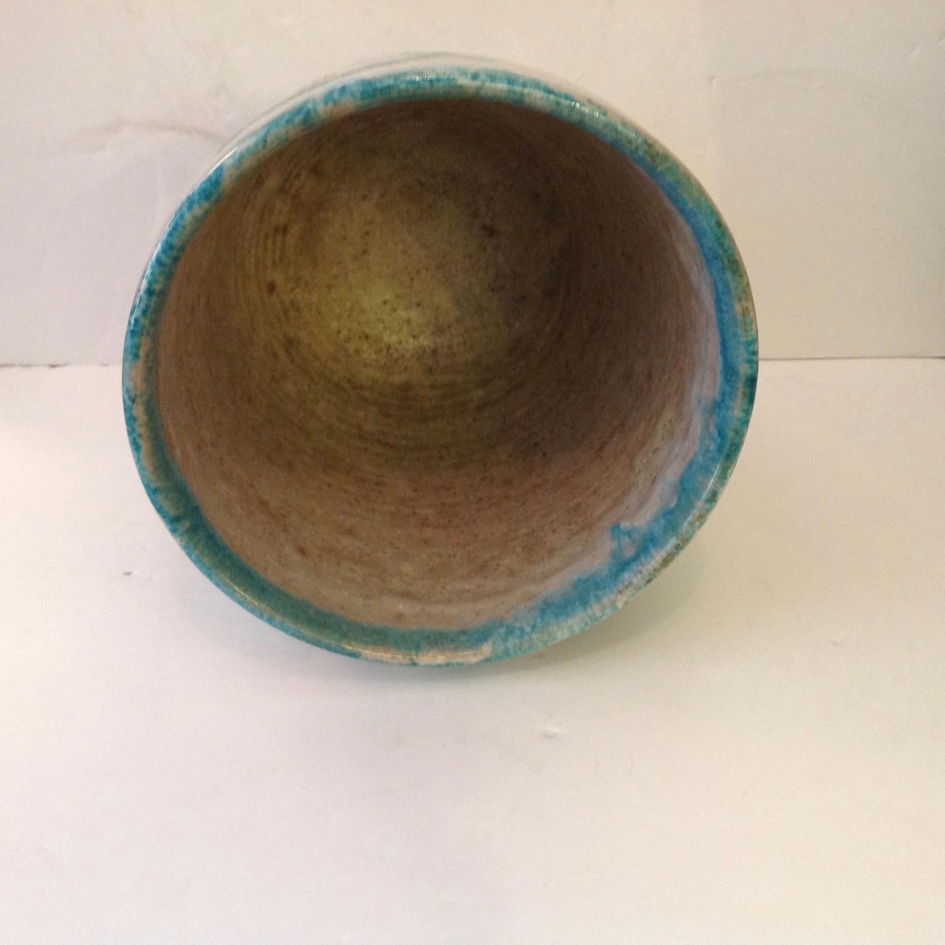 Guido Gambone Art Pottery Vase In Good Condition In West Palm Beach, FL