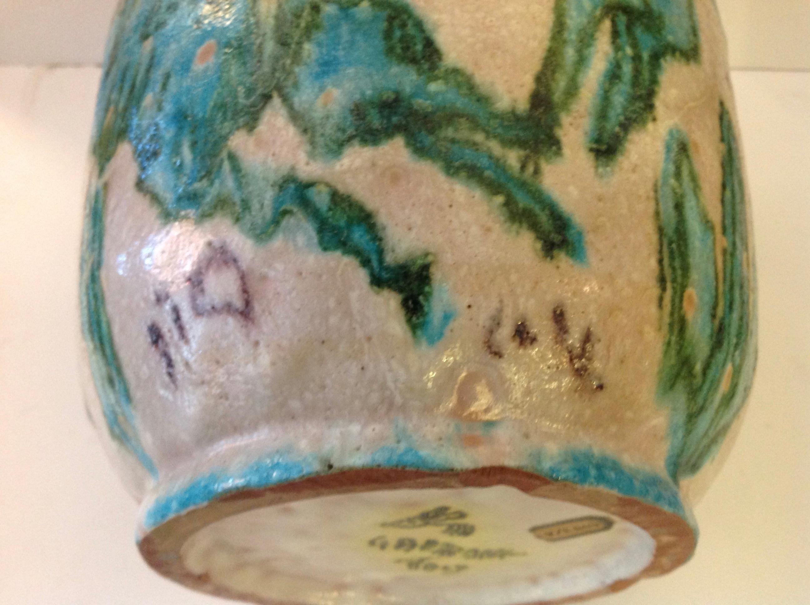 20th Century Guido Gambone Art Pottery Vase