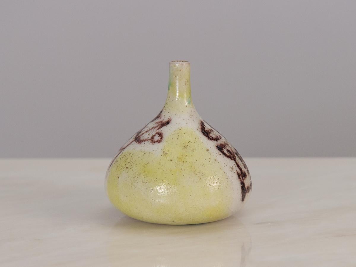 Mid-Century Modern Guido Gambone Bud Vase For Sale