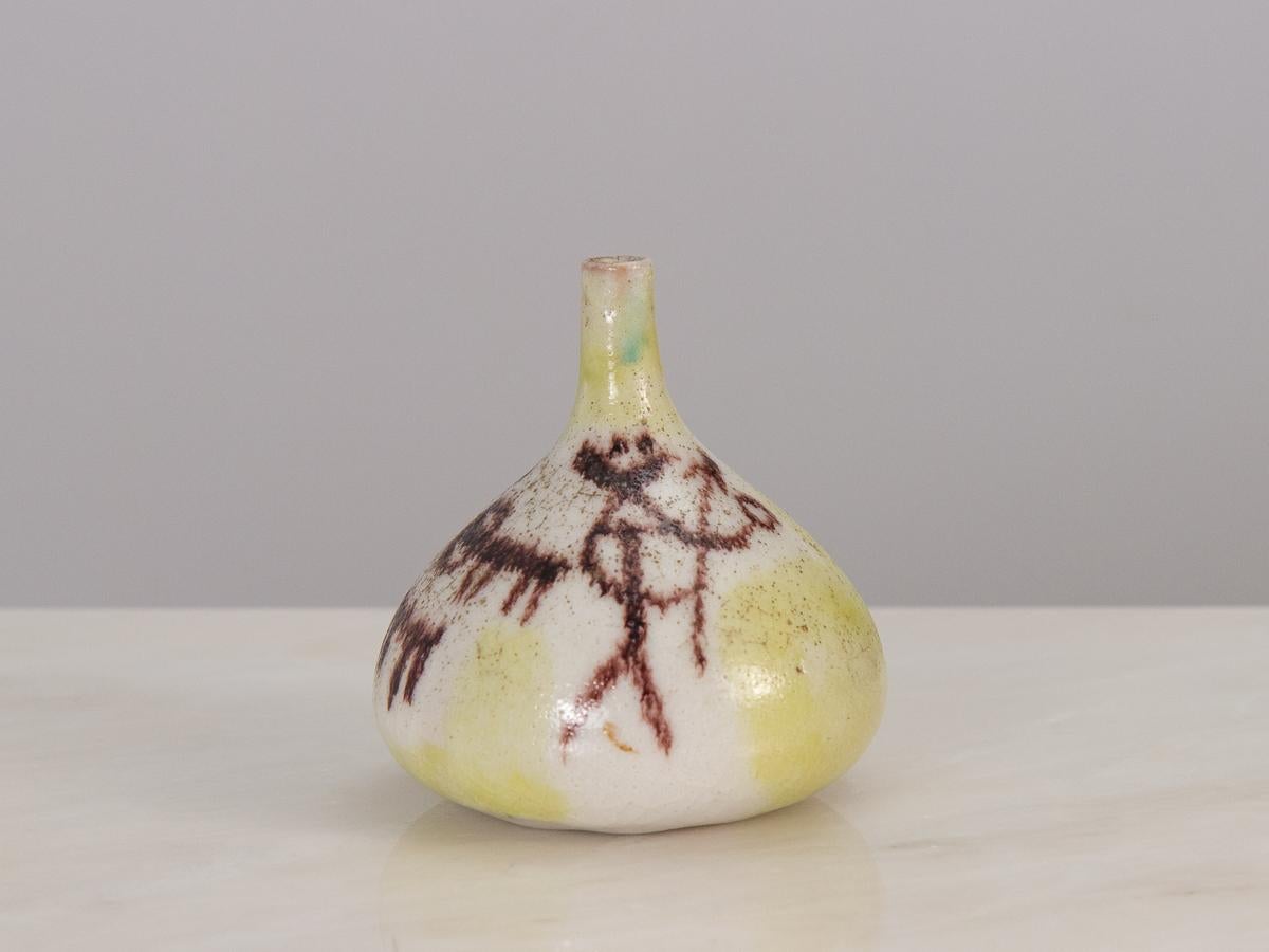 20ième siècle Guido Gambone - Vase à bourgeons en vente